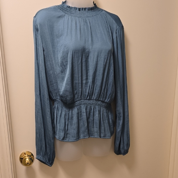 Nine West Tops - Nine West Teal Long Sleeve Blouse